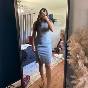 Like New Banana Republic Sleeveless Pencil
Straight Career Suit Dress Gray